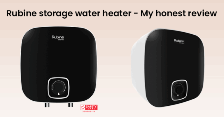 Rubine Water Heater Review: Why the Paris Series Is a Top Pick for Singapore Homes